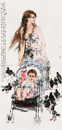《广场上》