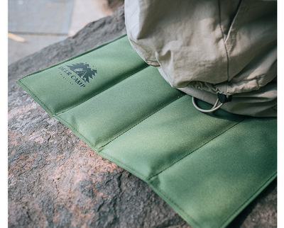 白鹿折叠小坐垫绿色